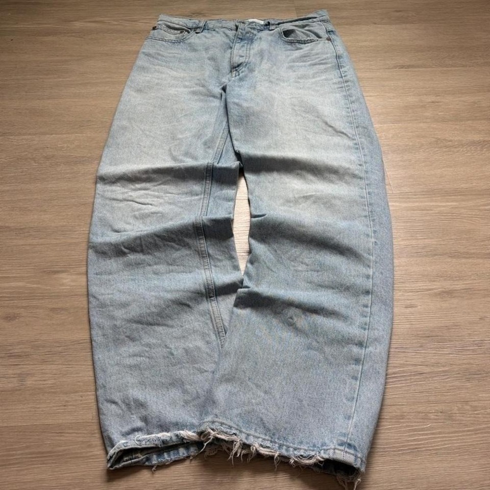 30x28 Blue Baggy Balloon Style Pin Up 2000s Y2K Vintage Jeans